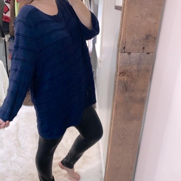 41 Hawthorn navy blue knit sweater size 2X - Picture 4 of 10